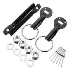 GENERICO - Seguro Capot Auto Tuning Kit Completo Universal Colores P206