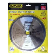 KAMASA - Discos Banco Sierra 10 Pulgadas X 100 Dientes Kamasa.