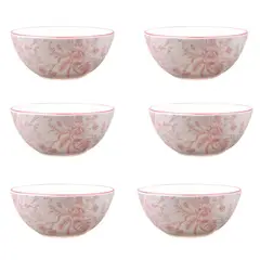 HALLEN - Set de 6 Bowl 16 Cm Rose