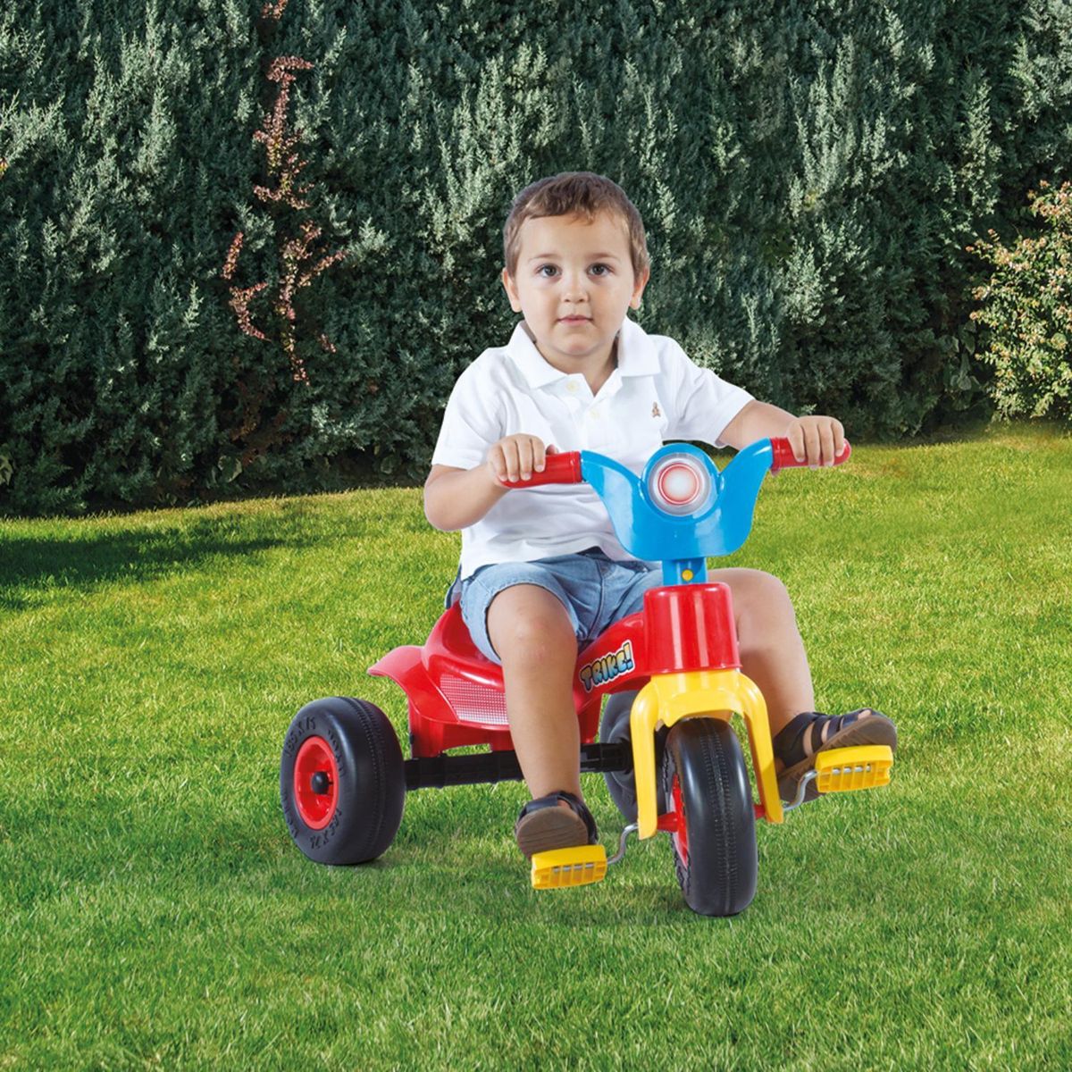 DOLU - Triciclo a pedales multicolor para Niños 49x60x42cm Dolu