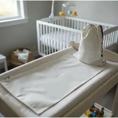 HAOKIDS - 2 Mudadores más bolsa de ropa o pañalera todo de tela impermeable para higiene bebé
