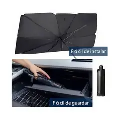 MOVI - PARASOL RETRACTIL PARA AUTO CON FILTYRO UV TIPO PARAGUA