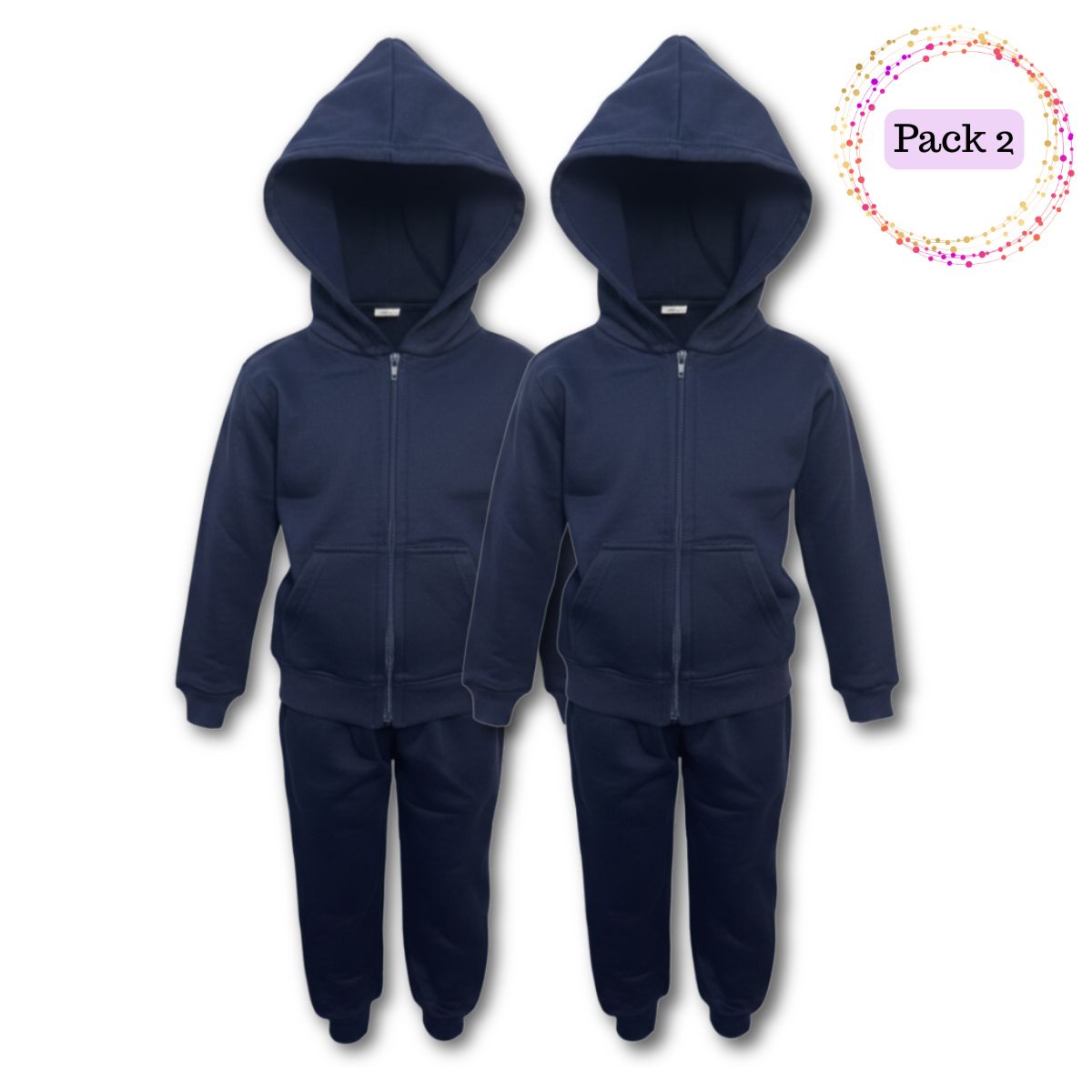 EKOL TACTICA MILITAR - Pack 2 Buzo Completo Poleron Y Buzo Niño Escolar