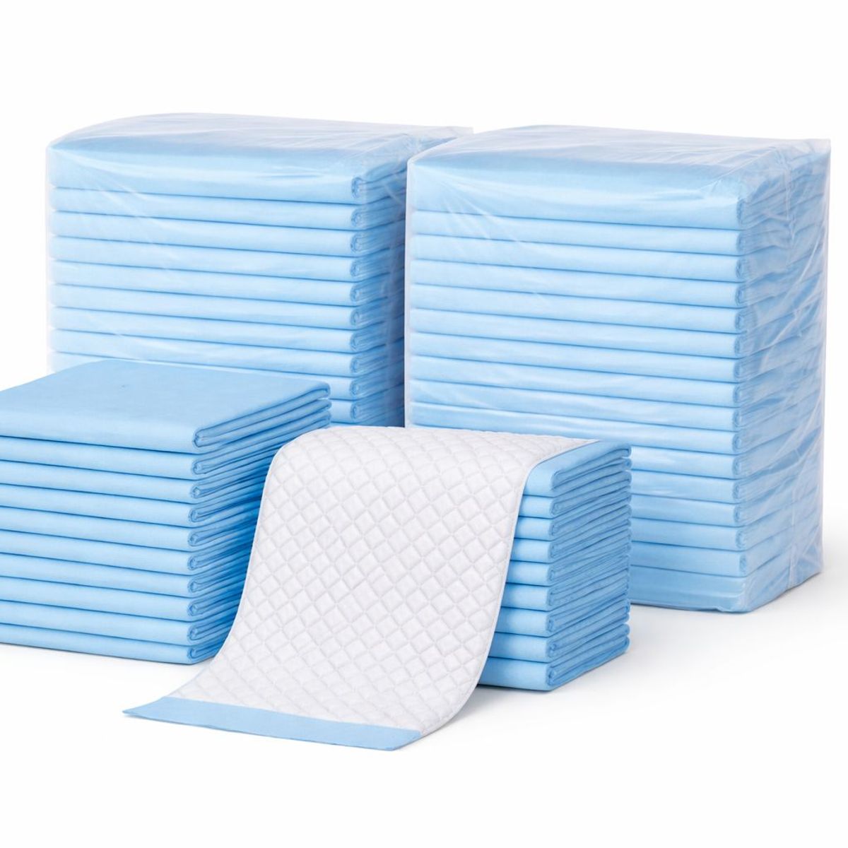 GENERICO - 80 Sabanillas desechables Adulto mayor Protector cama post operatorio pañales 60 x 60 cm