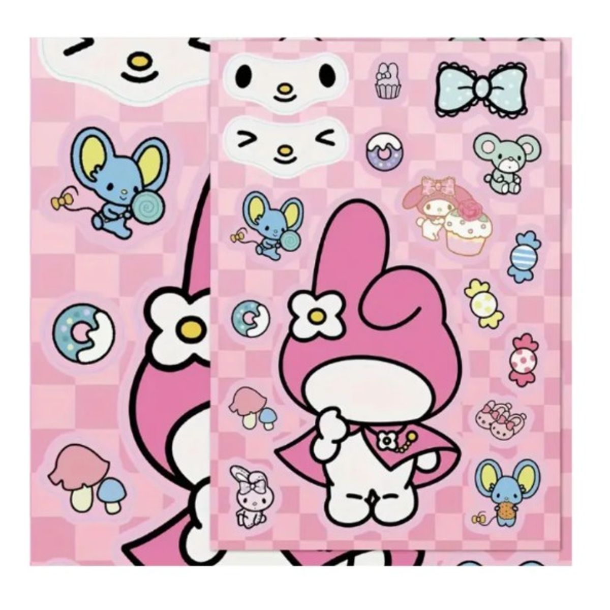 GENERICO - 8 Pegatinas Stickers Armable Rompecabezas