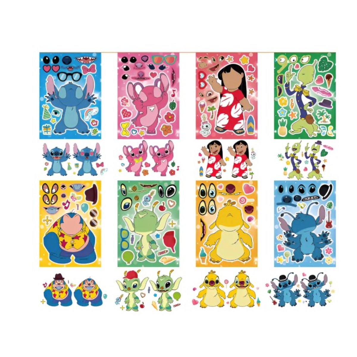 GENERICO - 8 Laminas extraterrestre Pegatinas Armarbles d2