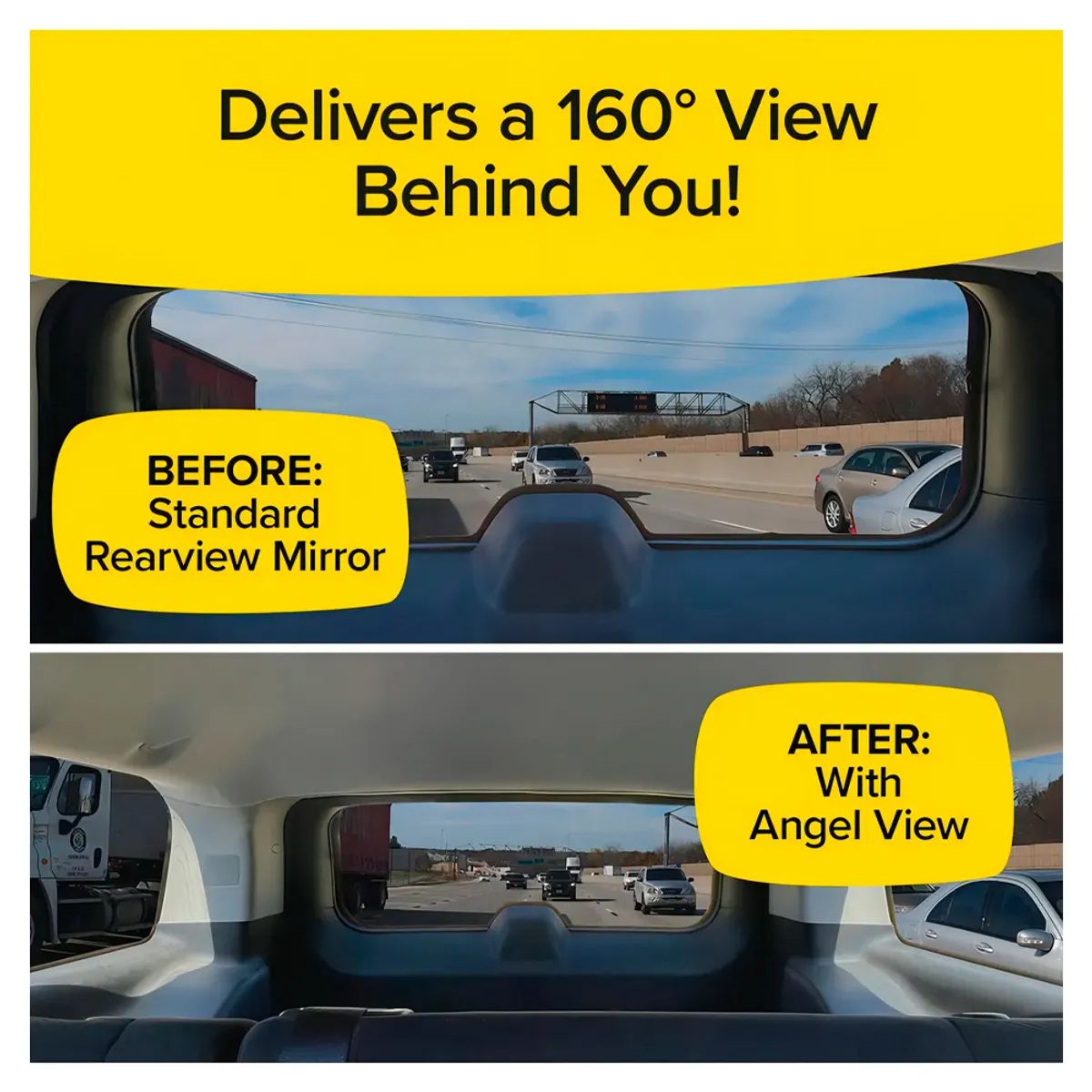 IRM - Espejo Retrovisor Gran Angular Universal Adaptable