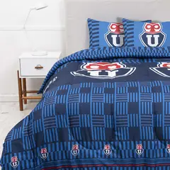 MASHINI - CUBRECAMA PLUMON U DE CHILE PASSION 2 PLAZAS