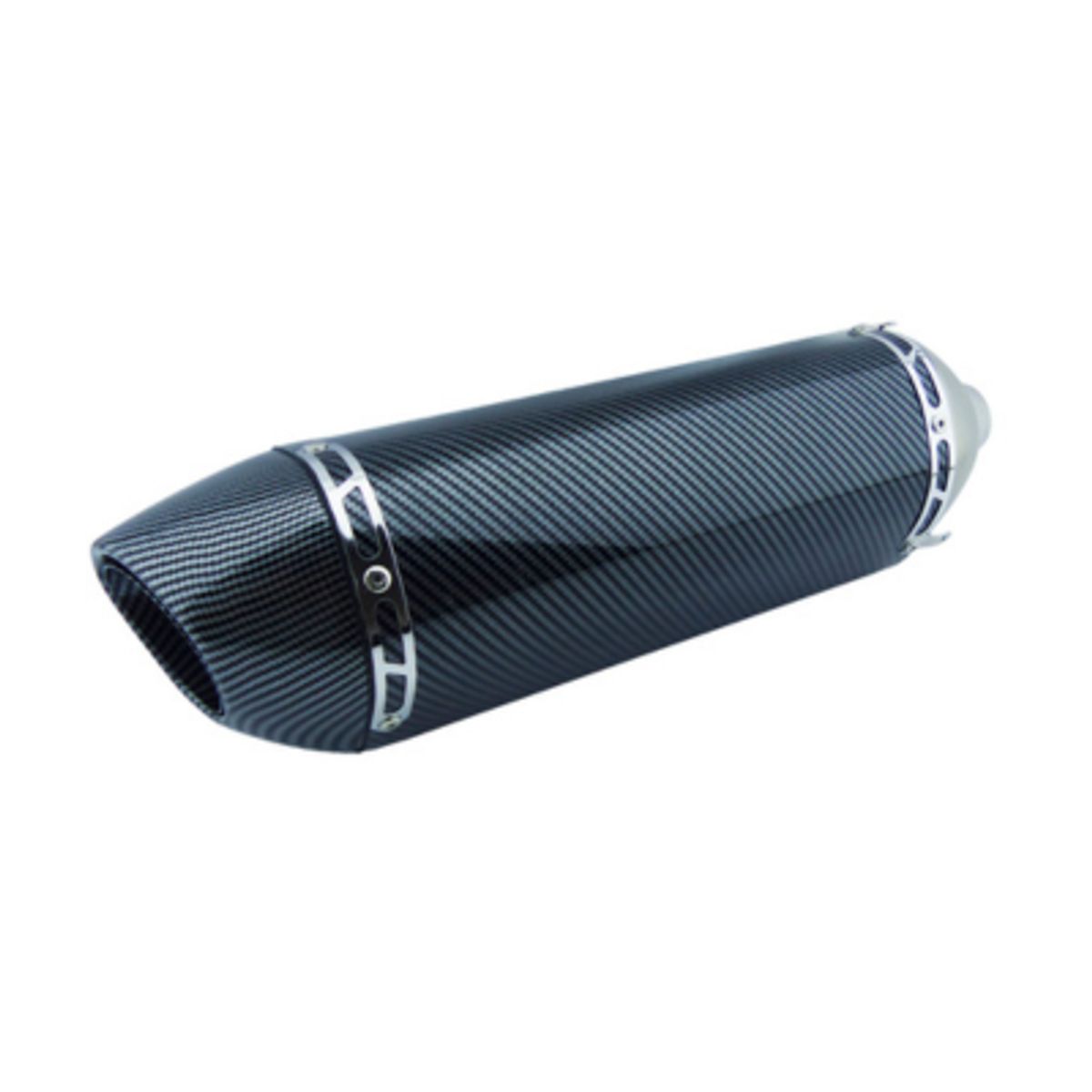 GENERICO - Tronador Para Moto Marca GPR Tipo Fibra Carbon