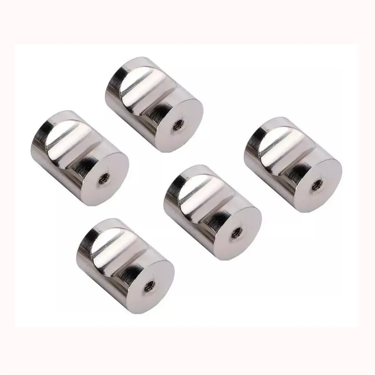 GENERICO - Pack 5 unidades tirador perilla balin + tornillo  20x16mm cajon