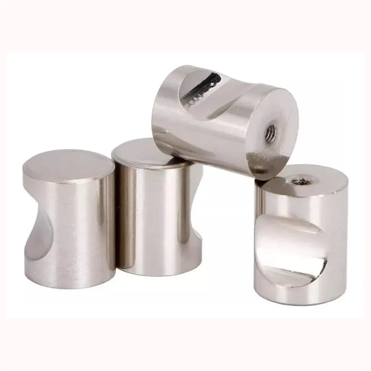 GENERICO - Pack 5 unidades tirador perilla balin + tornillo  20x16mm cajon