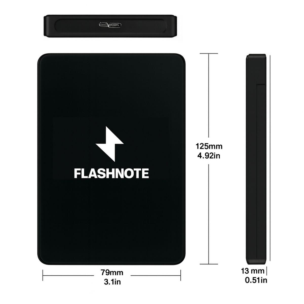 FLASHNOTE - Disco Duro 1tb Externo Flashnote Usb 3.0 Gamer Ps4 Xbox One Pc Mac