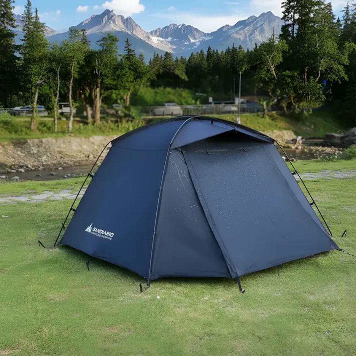 BLUEDREAMER - Tienda Casa Campaña Grandes para Acampar Carpa de 4 Personas