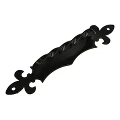 NACIONAL - Manilla Negra Lis Con Base Colonial 24 Cm.