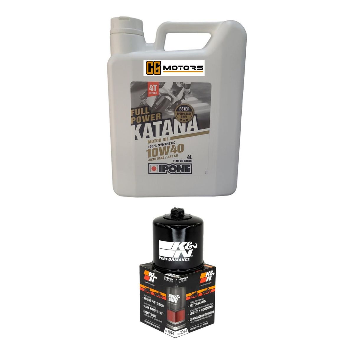 GENERICO - Kit Mantencion África Twin Crf 1000- 1100l  4l + Filtro K&n