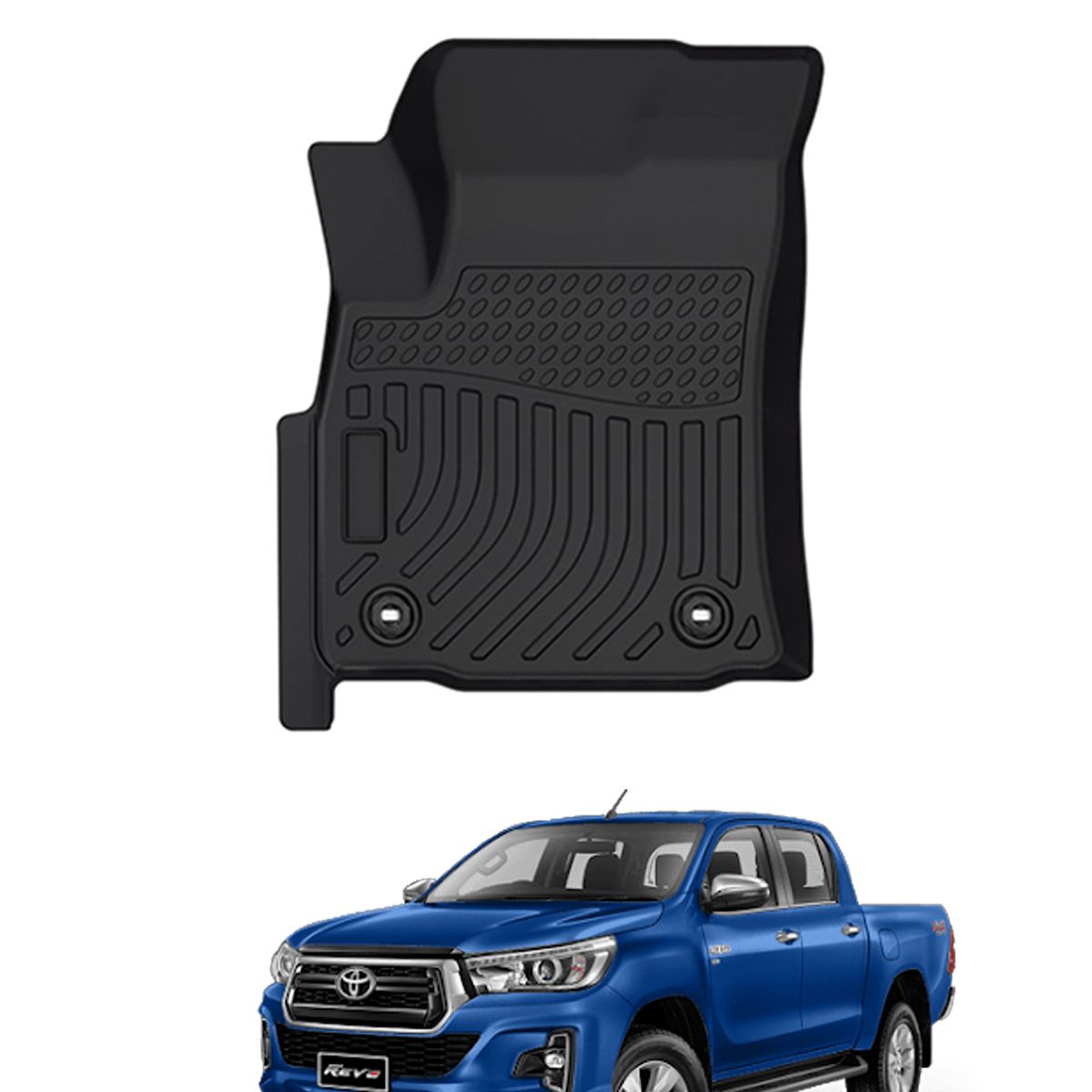 OM INDUSTRIAS PREMIUM - Piso Bandeja Calce Perfecto Toyota Hilux Revo 2016-2026