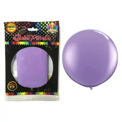 GENERICO - GLOBO PIATA R36 PASTEL MORADO X1 UNI