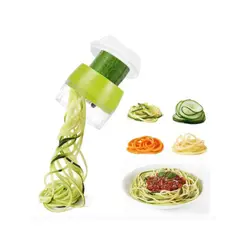 GENERICO - Cortador De Verduras Pelador Vegetales Espiral Verde