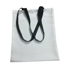 GENERAL - Bolsa Tela Biestrech Blanca 40x45 cm Sublimar Asa Negra Pack 10