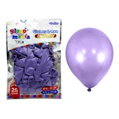 GENERICO - GLOBO 09 STANDARD CHROME MORADO X25UNI