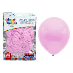 GENERICO - GLOBO 09 STANDARD PASTEL FUCSIA X25UNI