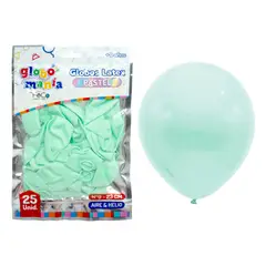 GENERICO - GLOBO 09 STANDARD PASTEL MENTA X25UNI