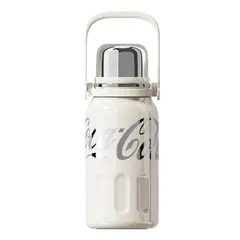 COCA COLA - Germ Termo 1200 ML Frío O Caliente Botella Térmica Trébol Blanco