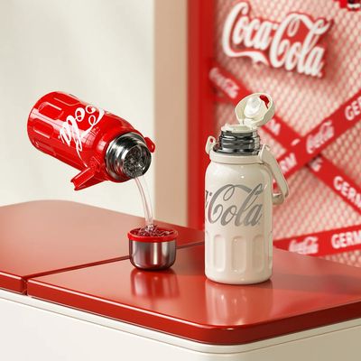 Imagen 2 del producto Germ Termo 1200 ML Frío O Caliente Botella Térmica Trébol Blanco