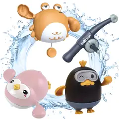 GENERICO - Juego Pesca Magnética Para Bañera Juguete Ducha Bebé Niños