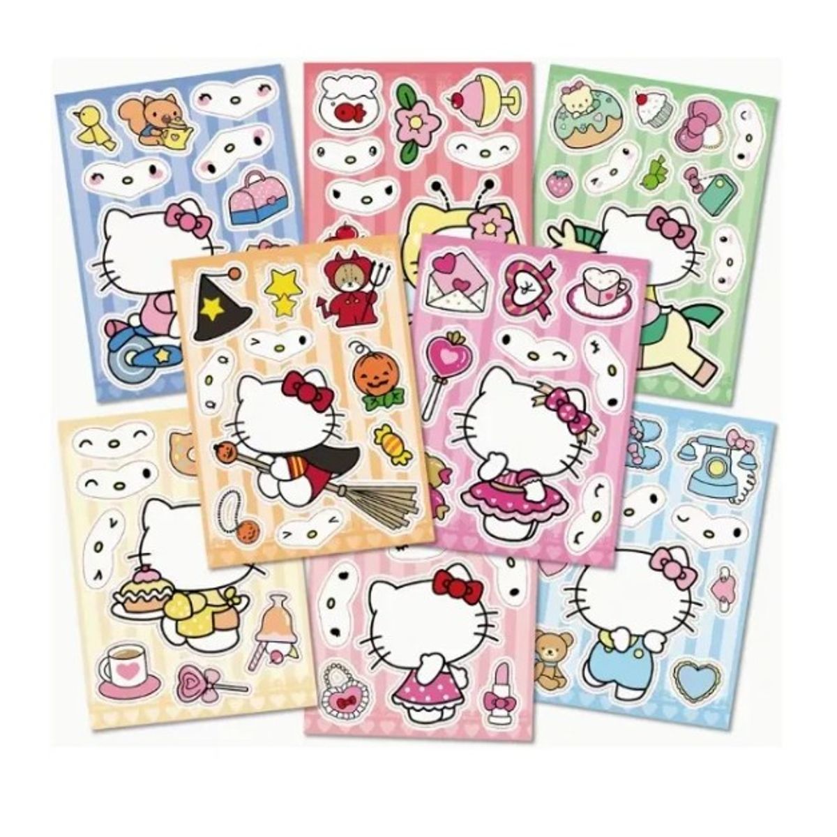 GENERICO - 8 Stickers ABEJA Pegatinas Armarbles Tierno