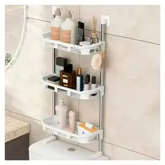 IRM - Estante Organizador de Bano 3 Niveles Colgante Pequeno Blanco