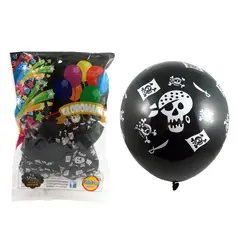 GENERICO - GLOBO 12 IMPRESO A PIRATA X 12 UNI