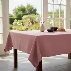 TODOHOGAR SANTIAGO DE CHILE - Mantel Repelente · Mesa 6 Puestos · Rosa