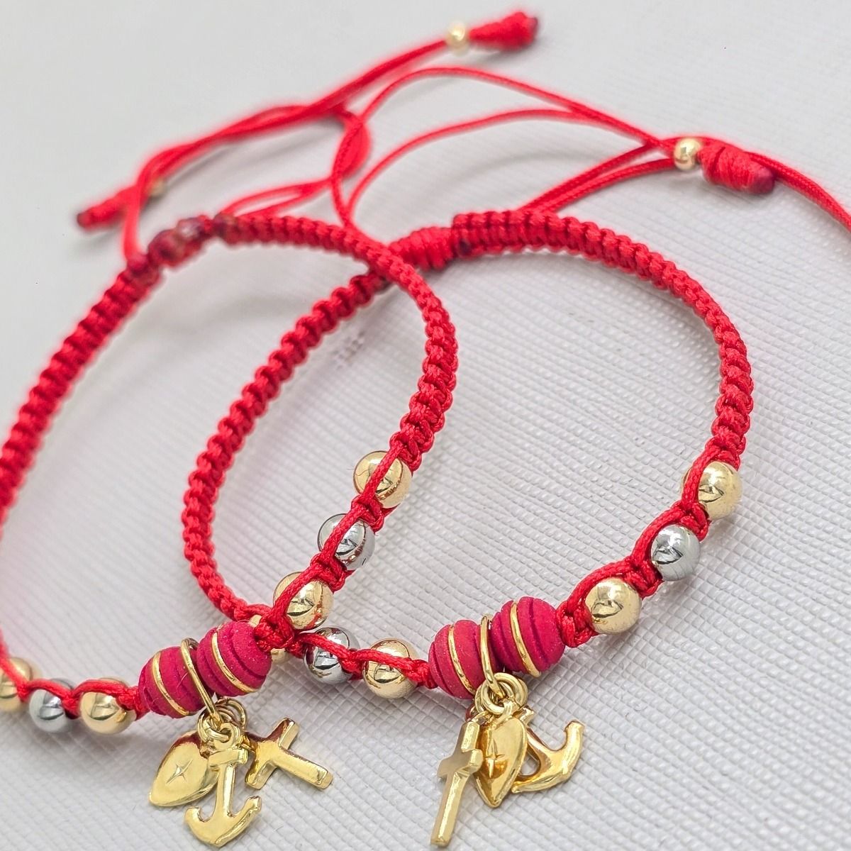 GENERICO - Brazalete Tres Gracias Parejas Oro Laminado 18k