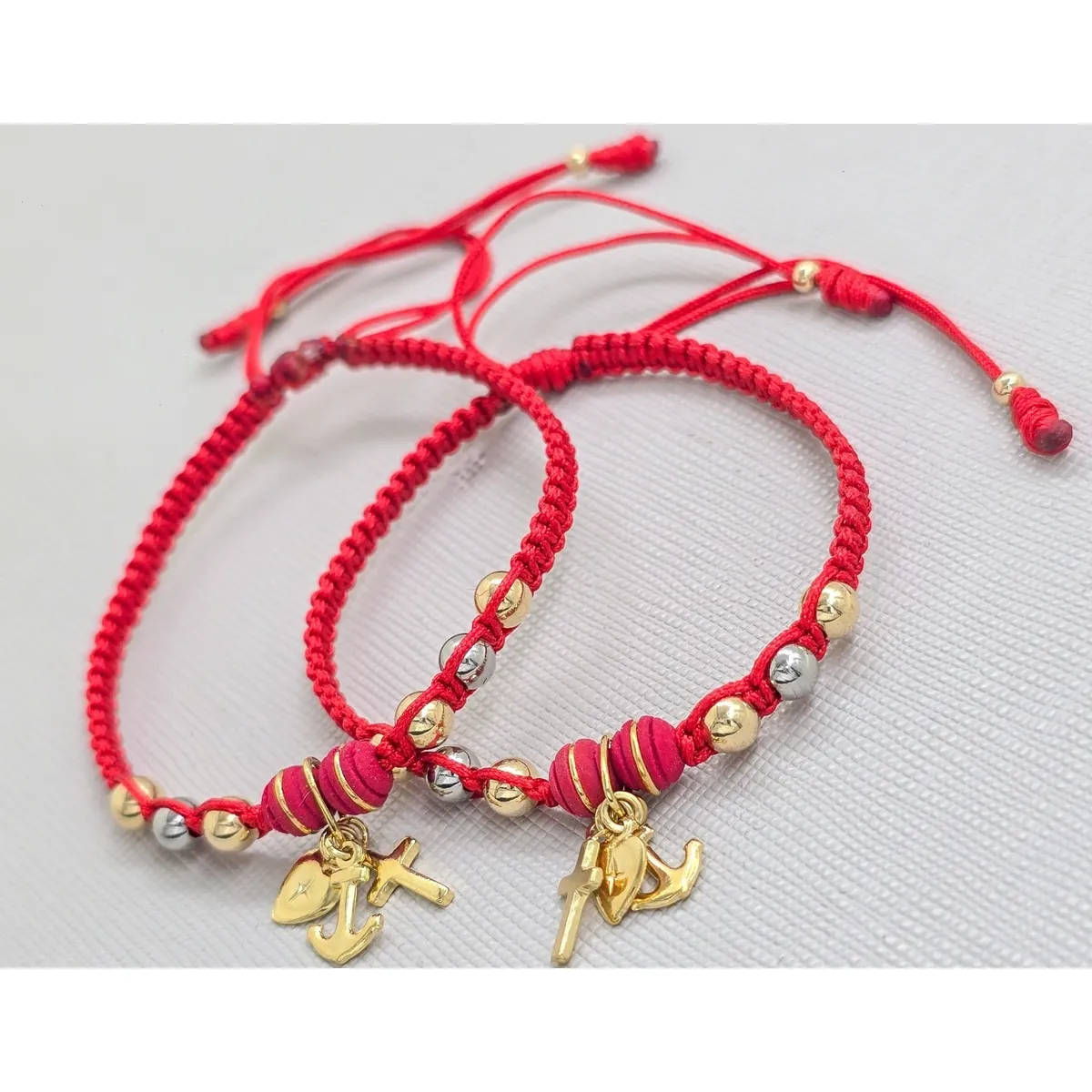 GENERICO - Brazalete Tres Gracias Parejas Oro Laminado 18k