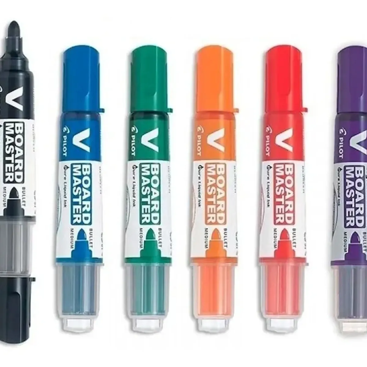 PILOT - Set 6 Plumón Pizarra Recargable Pilot V Board Master