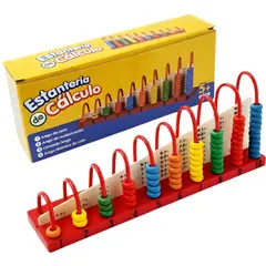 GENERICO - Estantería Cálculo Ábaco Madera Juguete Educativo Matemática