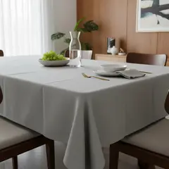 TODOHOGAR SANTIAGO DE CHILE - Mantel Repelente · Mesa 6 Puestos · Gris