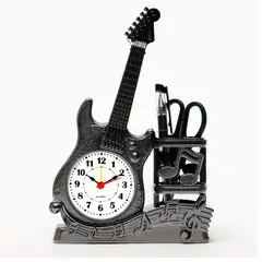 IRM - Reloj De Escritorio Retro Vintage Despertador Figura guitarra