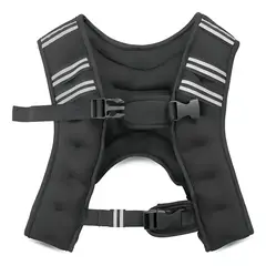 GENERICO - Chaleco De Peso 5 Kg Entrenamiento Fitness Crossfit Negro