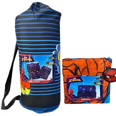 MASHINI - PACK PLUMON RELLENO + SABANA MF 2 PLAZAS SPIDERMAN COMIC