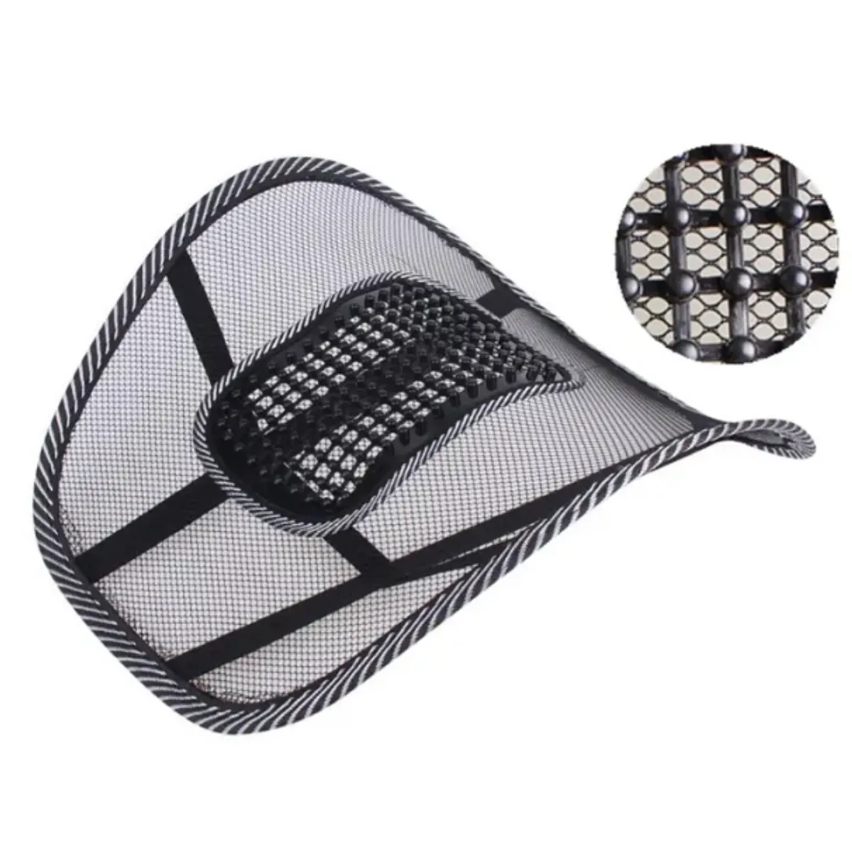 GENERICO - Respaldo Lumbar Ergonómico Malla Reforzada Asiento Oficina