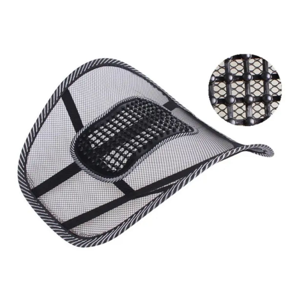 GENERICO - Respaldo Lumbar Ergonómico Malla Reforzada Asiento Oficina