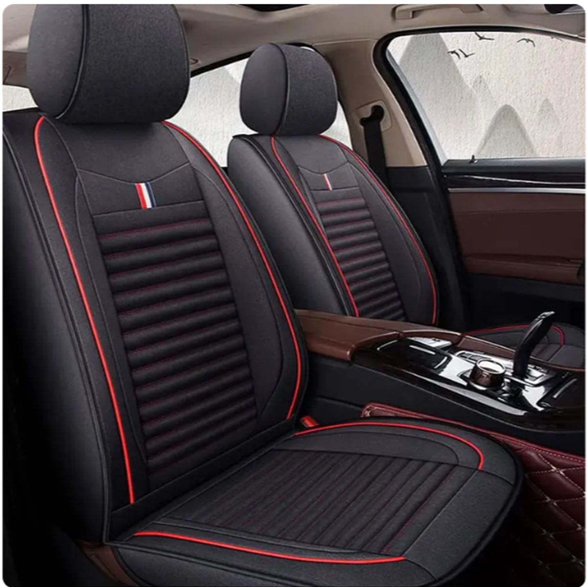 GENERICO - Set 5 Fundas Asiento Auto Universal Tela Espuma Antideslizante