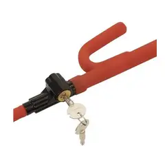 GENERICO - Traba Volante Auto Antirrobo Con Llave Visible Reforzada