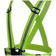 GENERICO - Arnes Reflectante Elástico Ajustable Alta Visibilidad Externo