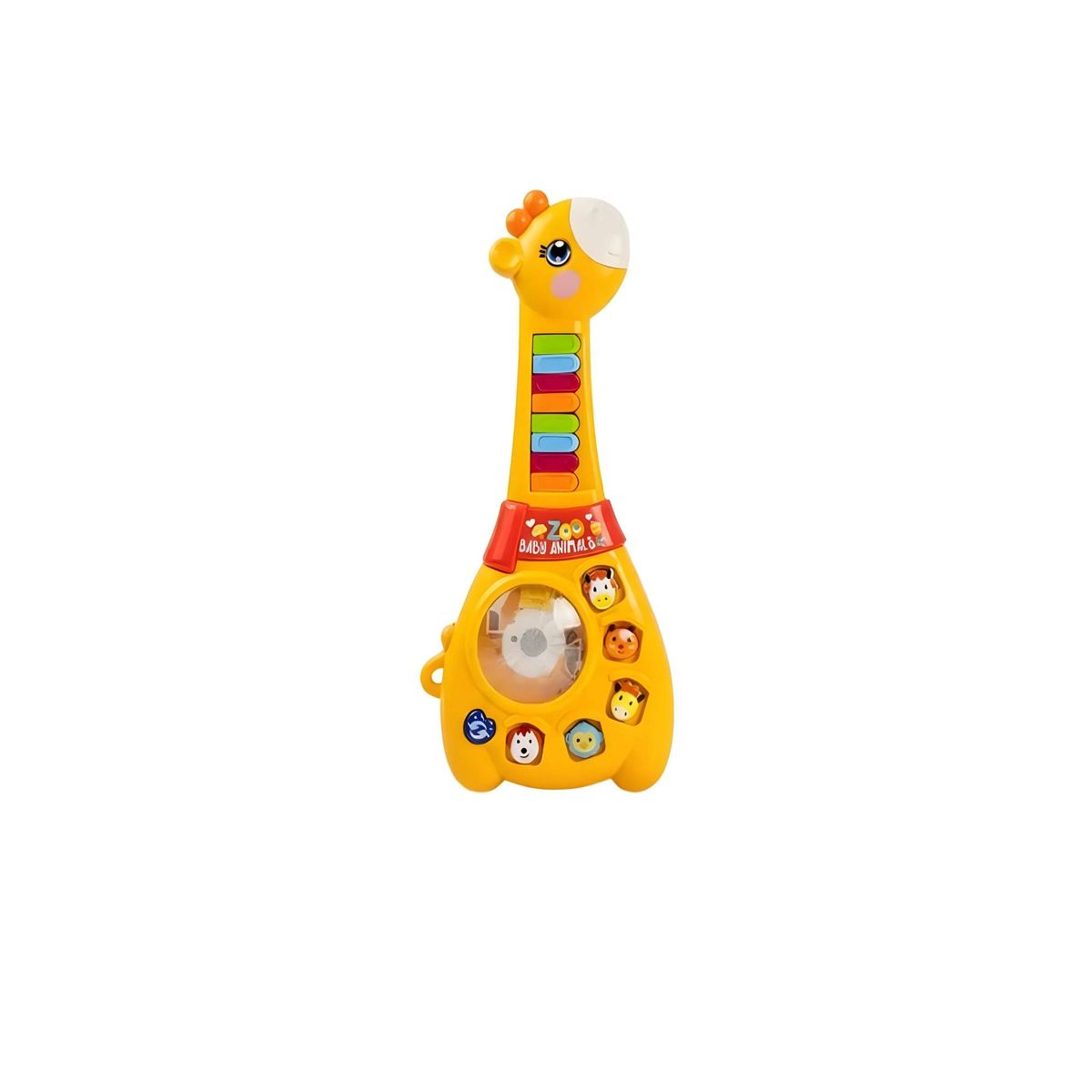GENERICO - GUITARRA INFANTIL SONIDO DE LUCES DIDACTICO PIANO EDUCATIVO COLOR AMARILLO