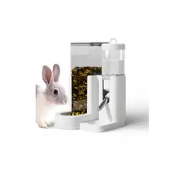 GENERICO - Alimentador Automático Doble Para Hámster Y Chinchillas