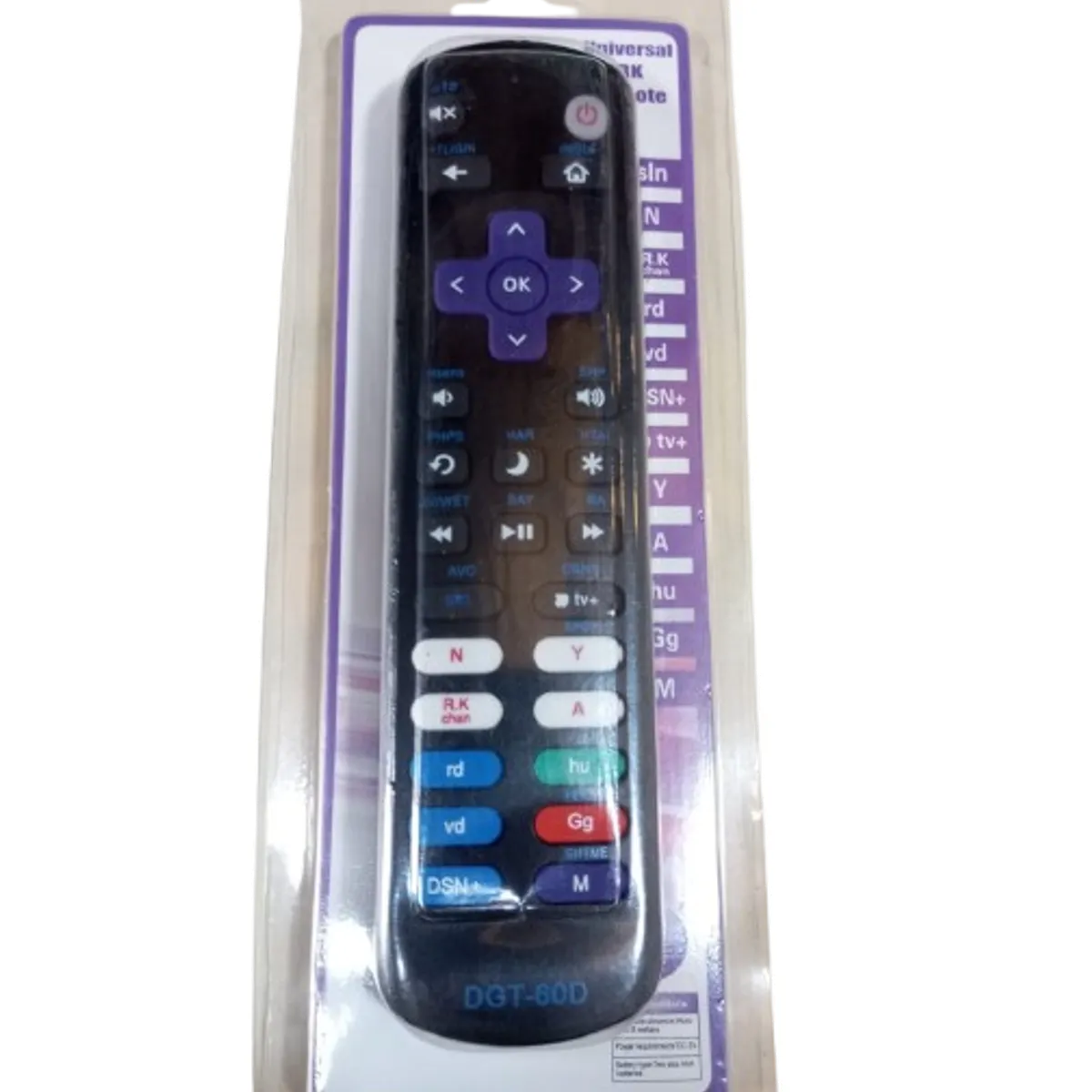 GENERICO - Control Remoto Universal Roku
