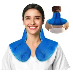 GENERICO - Compresa Térmica Semillas Gel Para Cuello Hombros Terapia Frío Calor